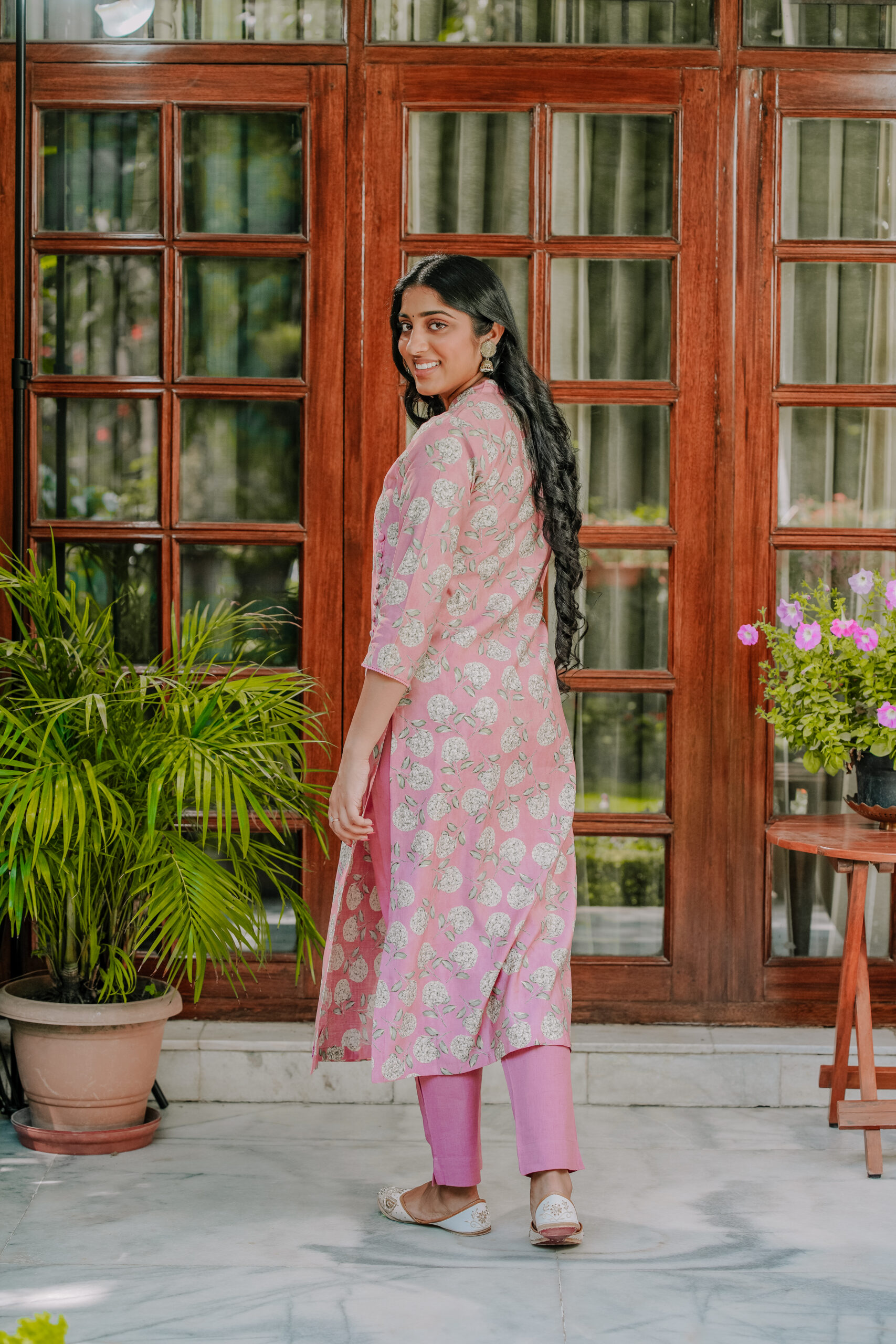 Hydrangea Bloom Pink Suit - Image 3