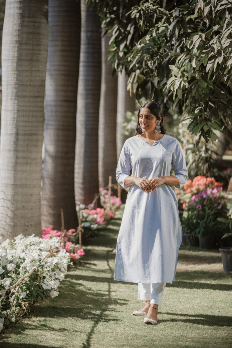 Sky Breeze Khaddar Suit