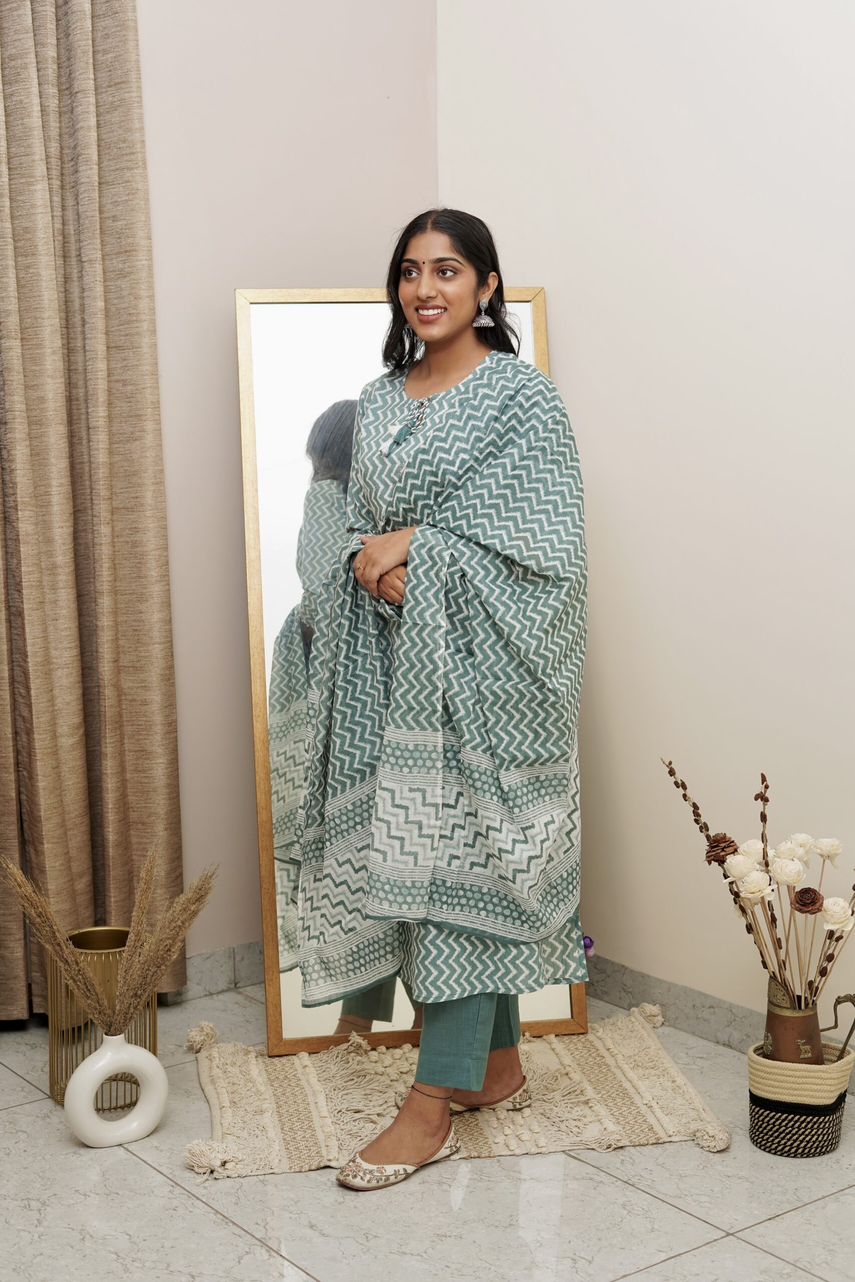 Emerald Zig- Zag Suit - Image 2